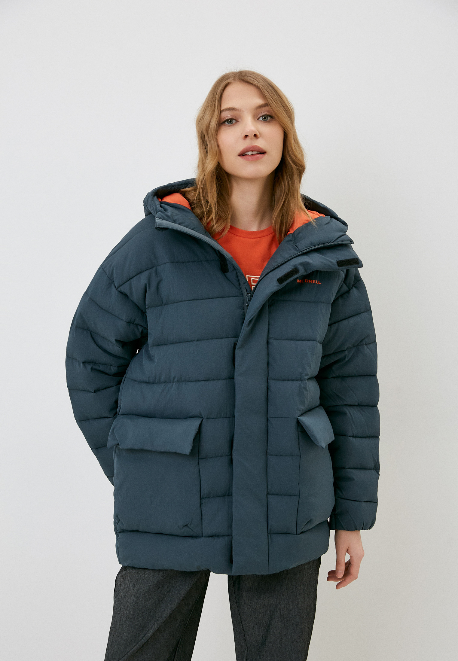 Куртка утепленная Merrell, цвет: синий, MP002XW0BSG9 — купить в ...