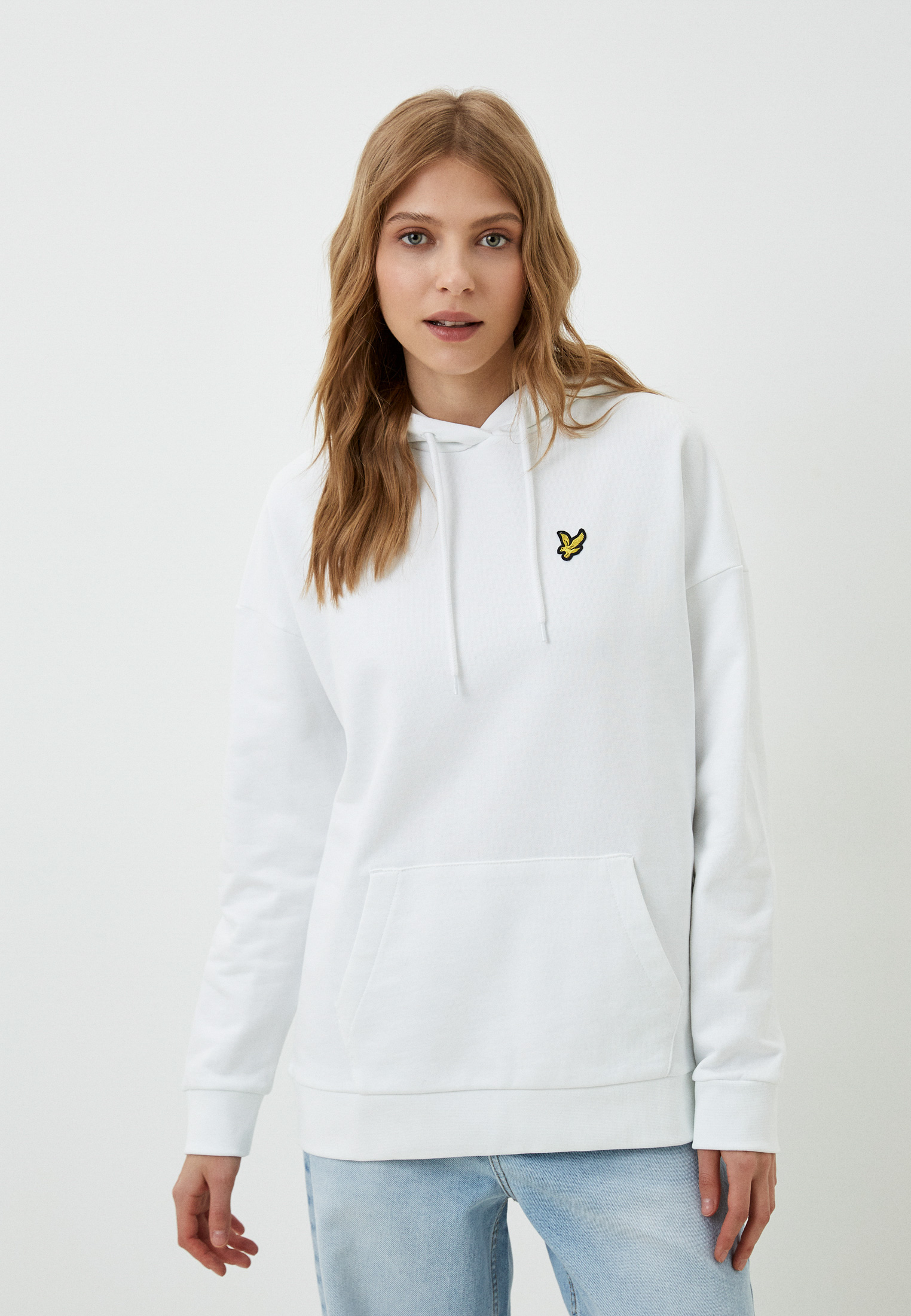 Худи Lyle & Scott Oversized, цвет: белый, MP002XW0BZOC — купить в ...