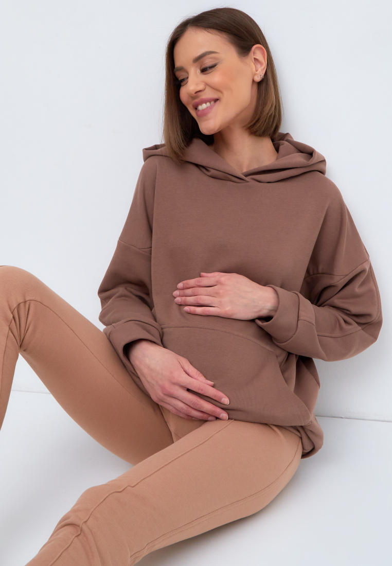 Худи MilkyMama for nursing, цвет: коричневый, MP002XW0CQCB — купить в ...