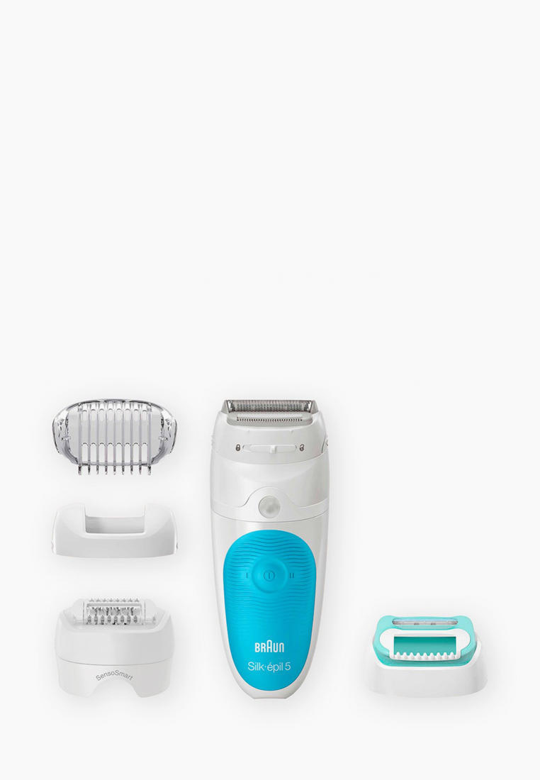 Эпилятор Braun водонепроницаемый, беспроводной, цвет: голубой ...