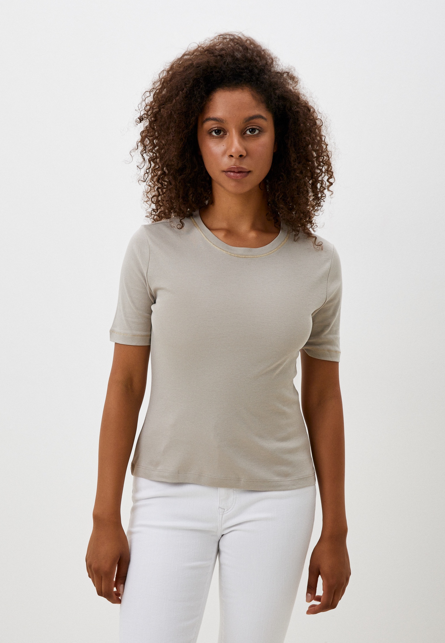 Футболка Mavi SHORT SLEEVE TOP, цвет: серый, MP002XW0D93D — купить в ...