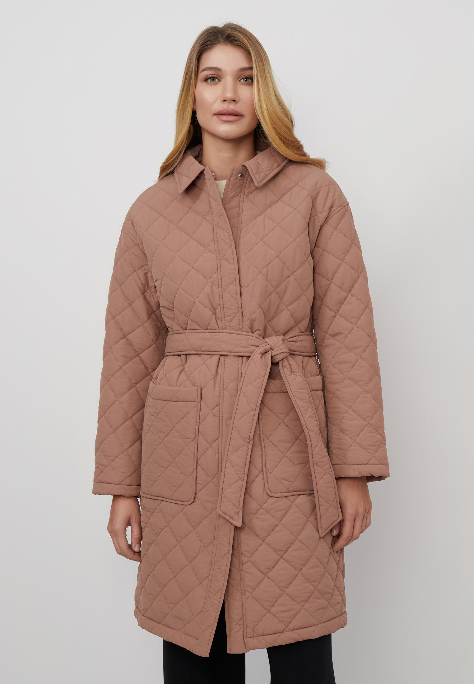 Куртка стеганая Modis, цвет: бежевый, MP002XW0E915 — купить в интернет ...