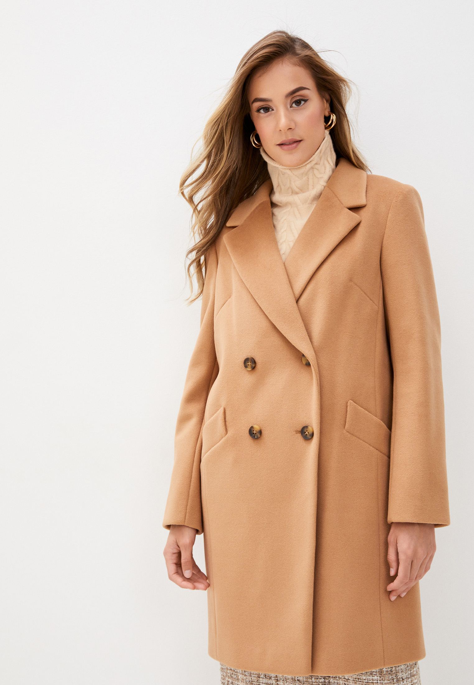 Пальто Almarosa, цвет: коричневый, MP002XW0EFDU — купить в интернет ...