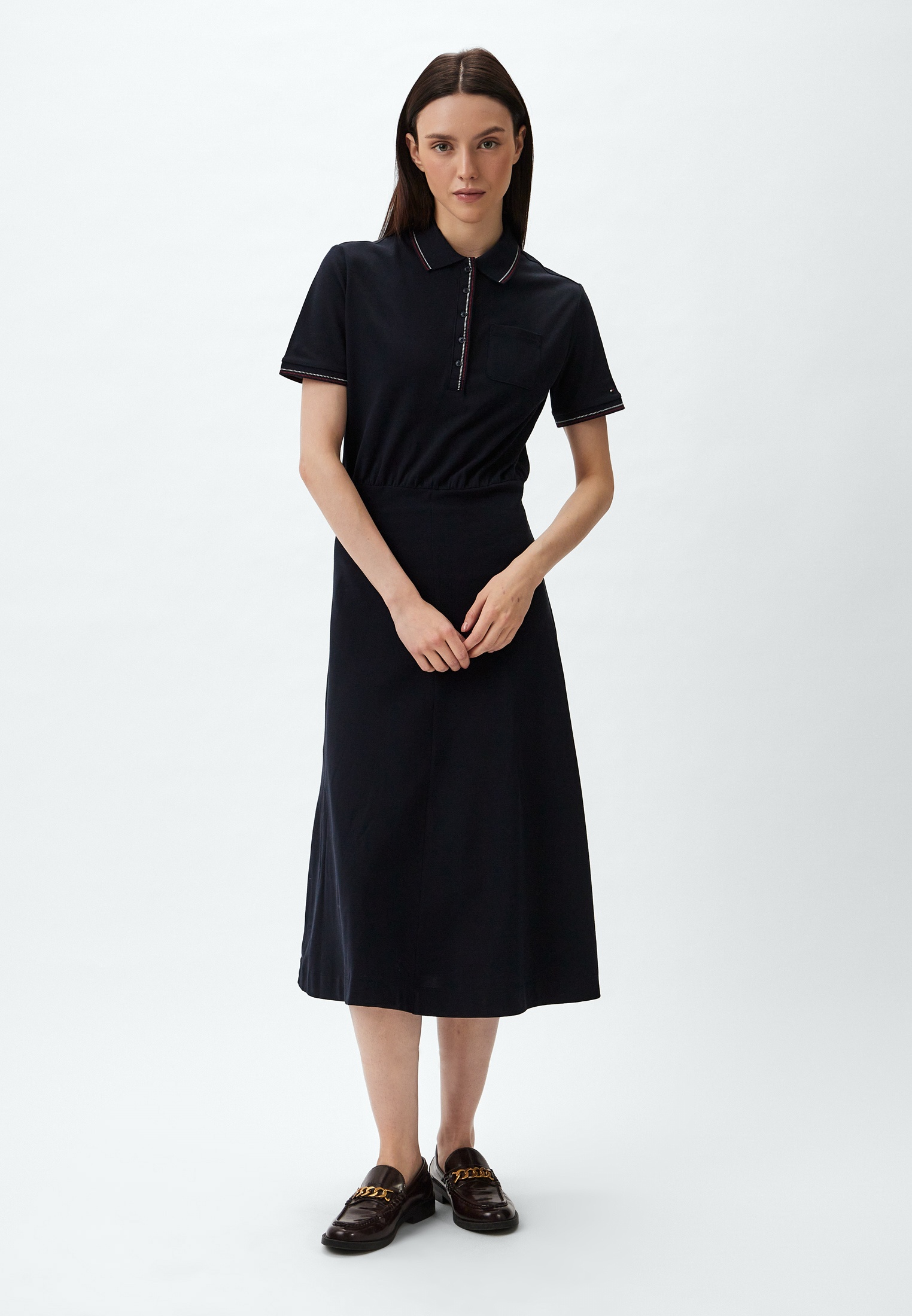 Платье Tommy Hilfiger, цвет: синий, MP002XW0ERJ9 — купить в интернет ...
