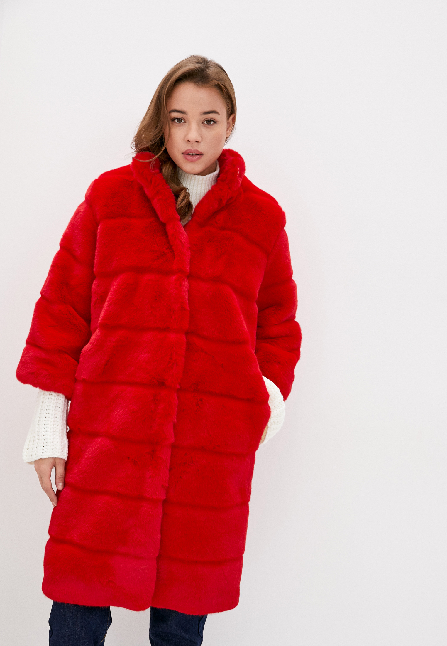 Шуба Naturel купить за 16 000 ₽ в интернет-магазине Lamoda.ru