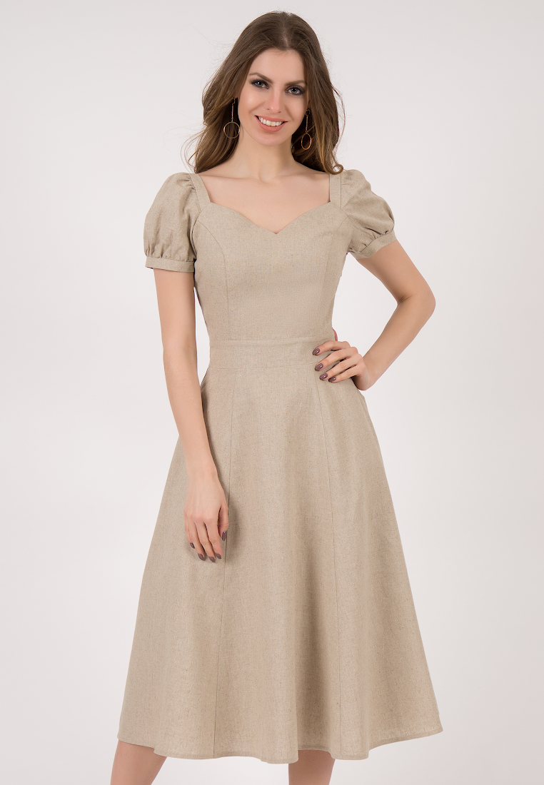 Платье Olivegrey ALBA, цвет: бежевый, MP002XW0FVTJ — купить в интернет ...