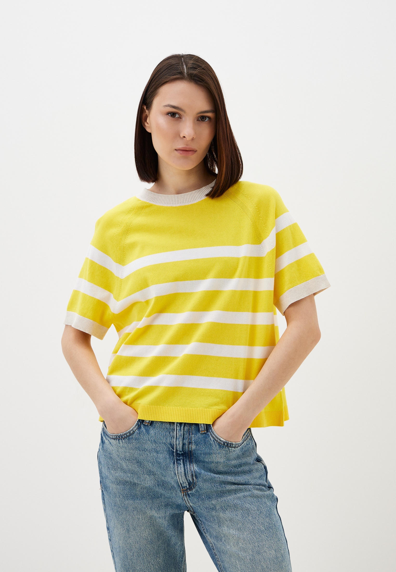 Джемпер Esprit Lamoda Exclusive, цвет: желтый, MP002XW0GFA5 — купить в ...