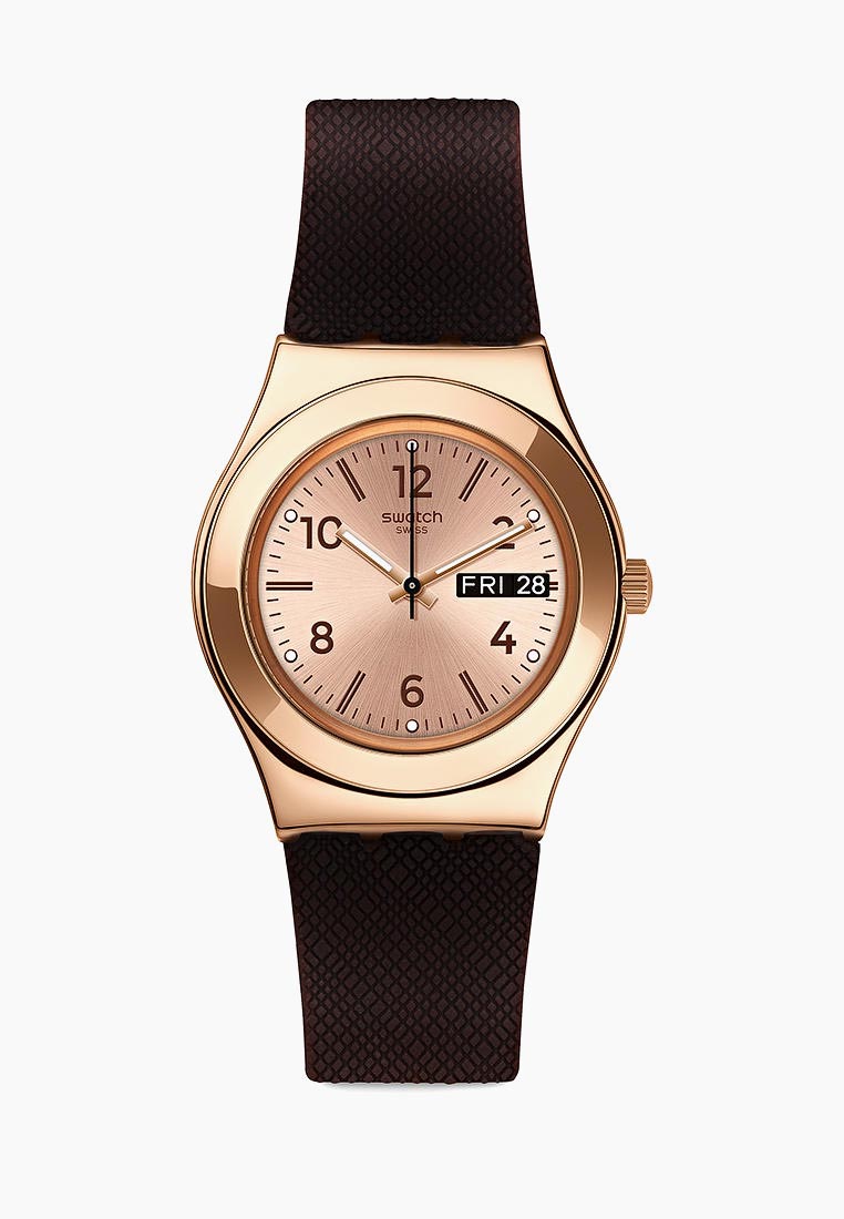 Часы Swatch BROWNEE, цвет: коричневый, MP002XW0HM87 — купить в интернет-магазине Lamoda