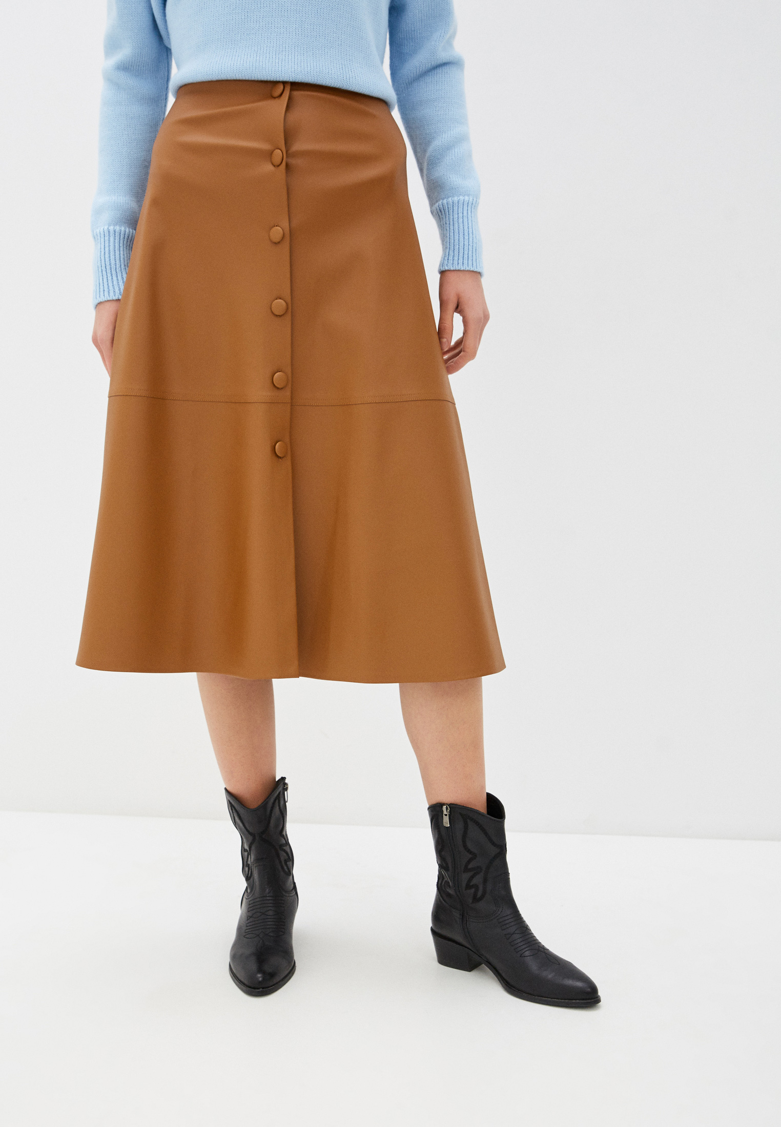Юбка Knitman купить за 3 490 ₽ в интернет-магазине Lamoda.ru