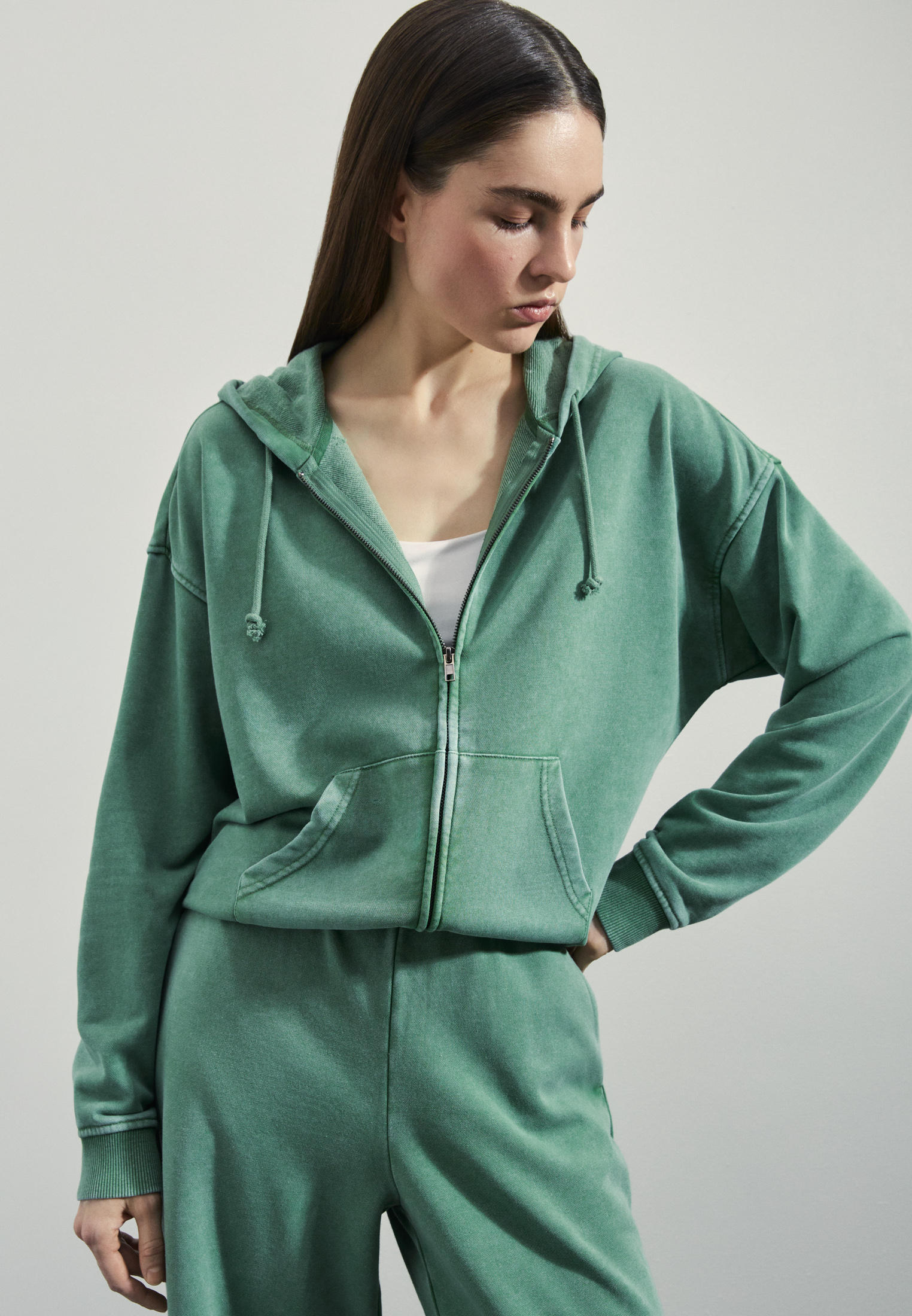 Толстовка Zarina, цвет: зеленый, MP002XW0I975 — купить в интернет ...