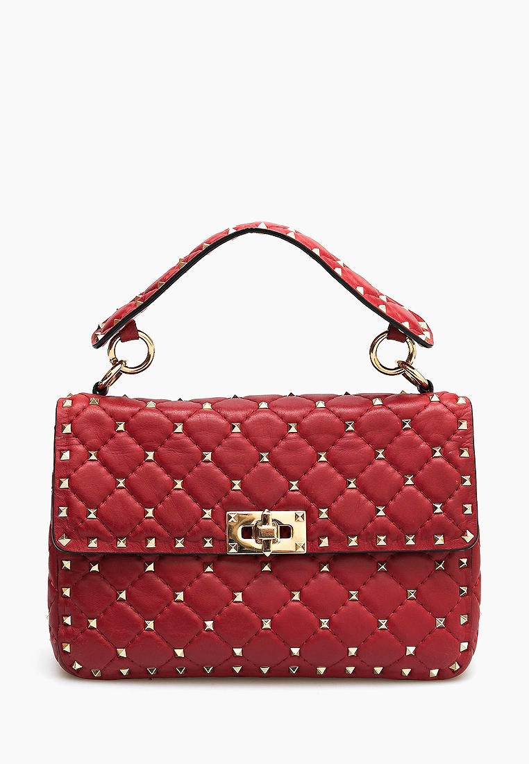 Сумка Valentino Resale Rockstud, цвет красный, MP002XW0IA98 — купить в