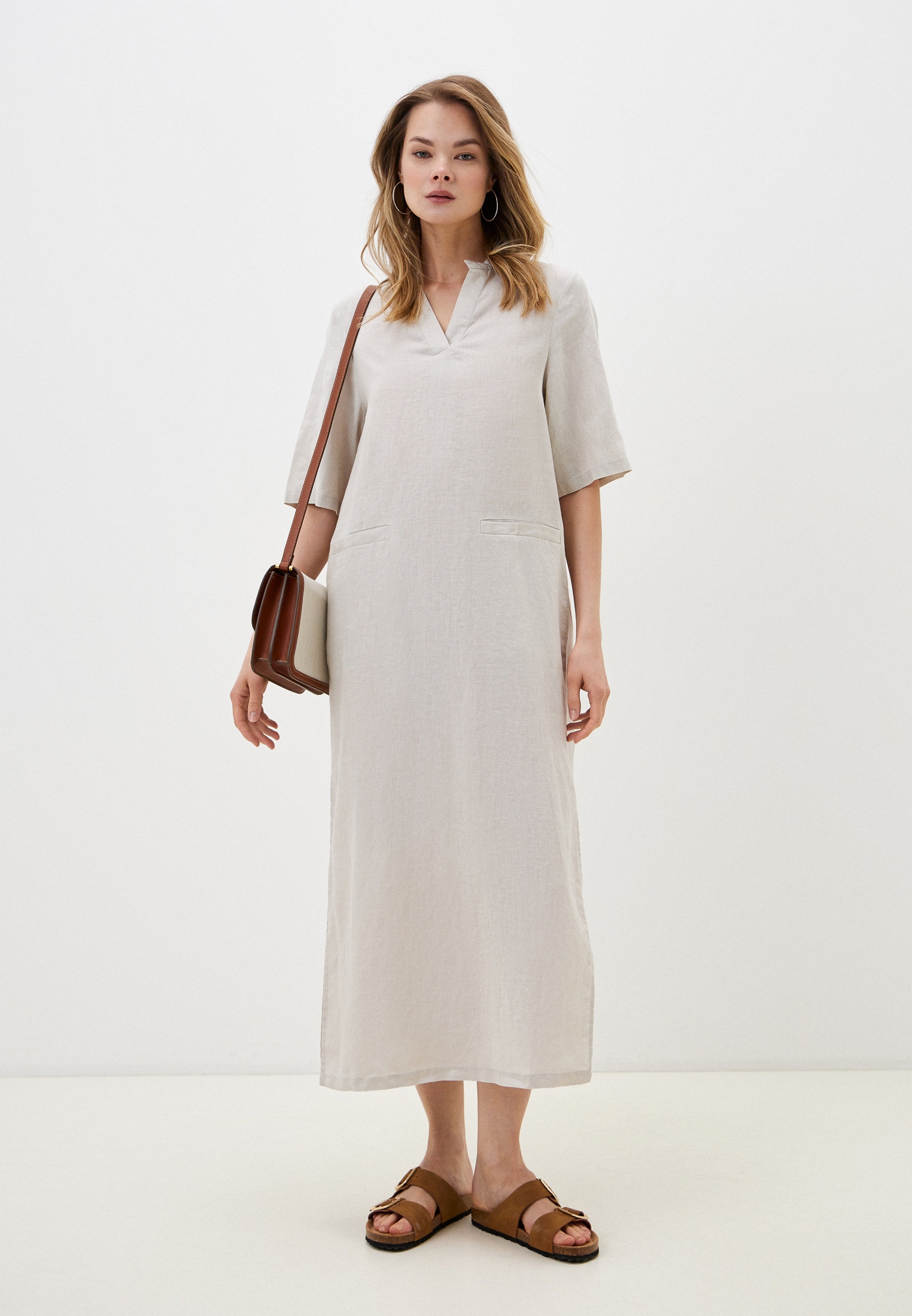 Платье JC Just Clothes, цвет: бежевый, MP002XW0IUMH — купить в интернет ...