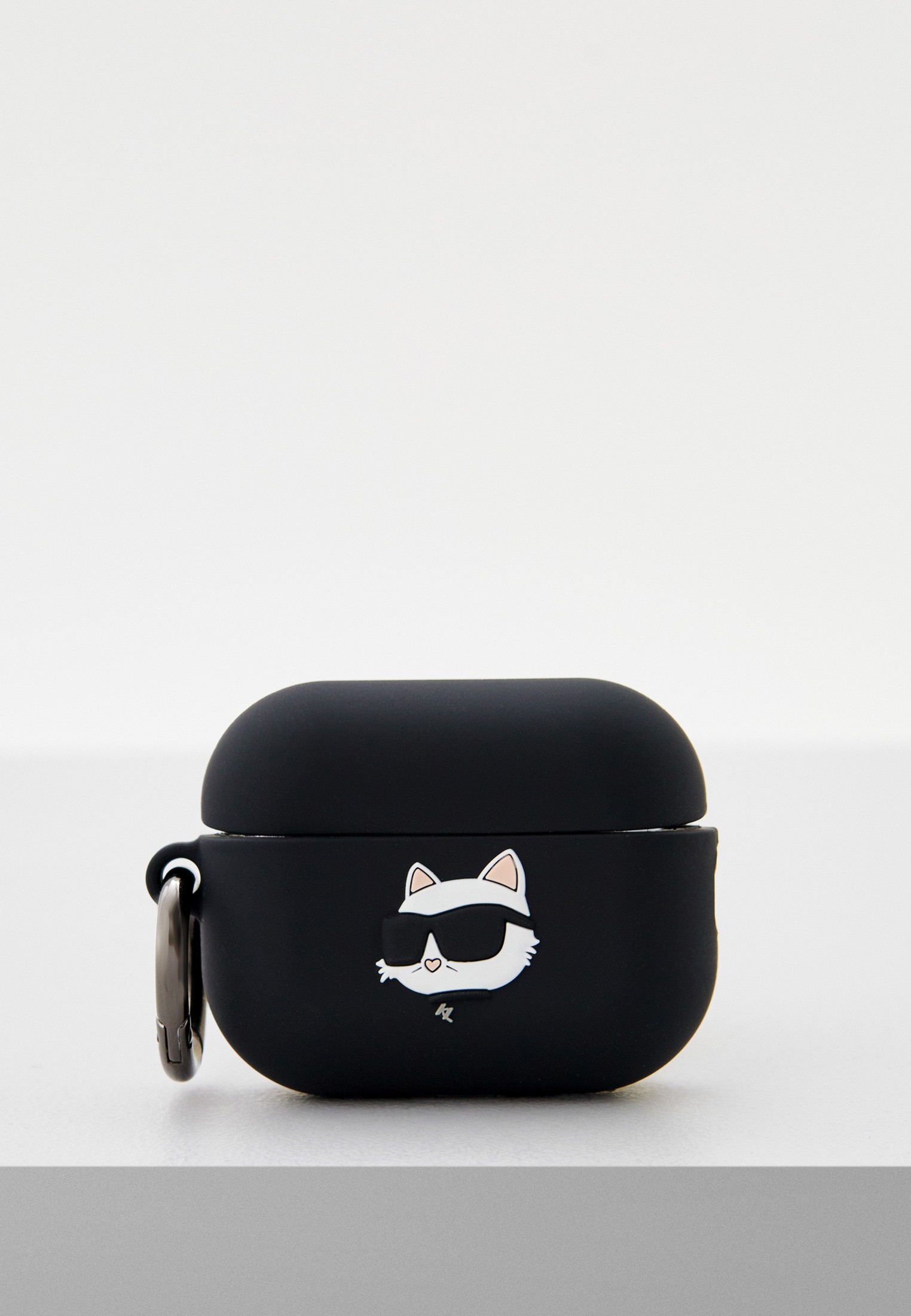 Чехол для наушников Karl Lagerfeld Airpods Pro 2 Silicone, цвет: черный ...