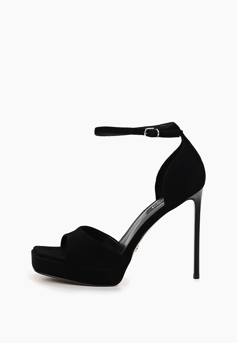 Босоножки Aidini Lamoda Exclusive, цвет: черный, MP002XW0JP4O — купить ...