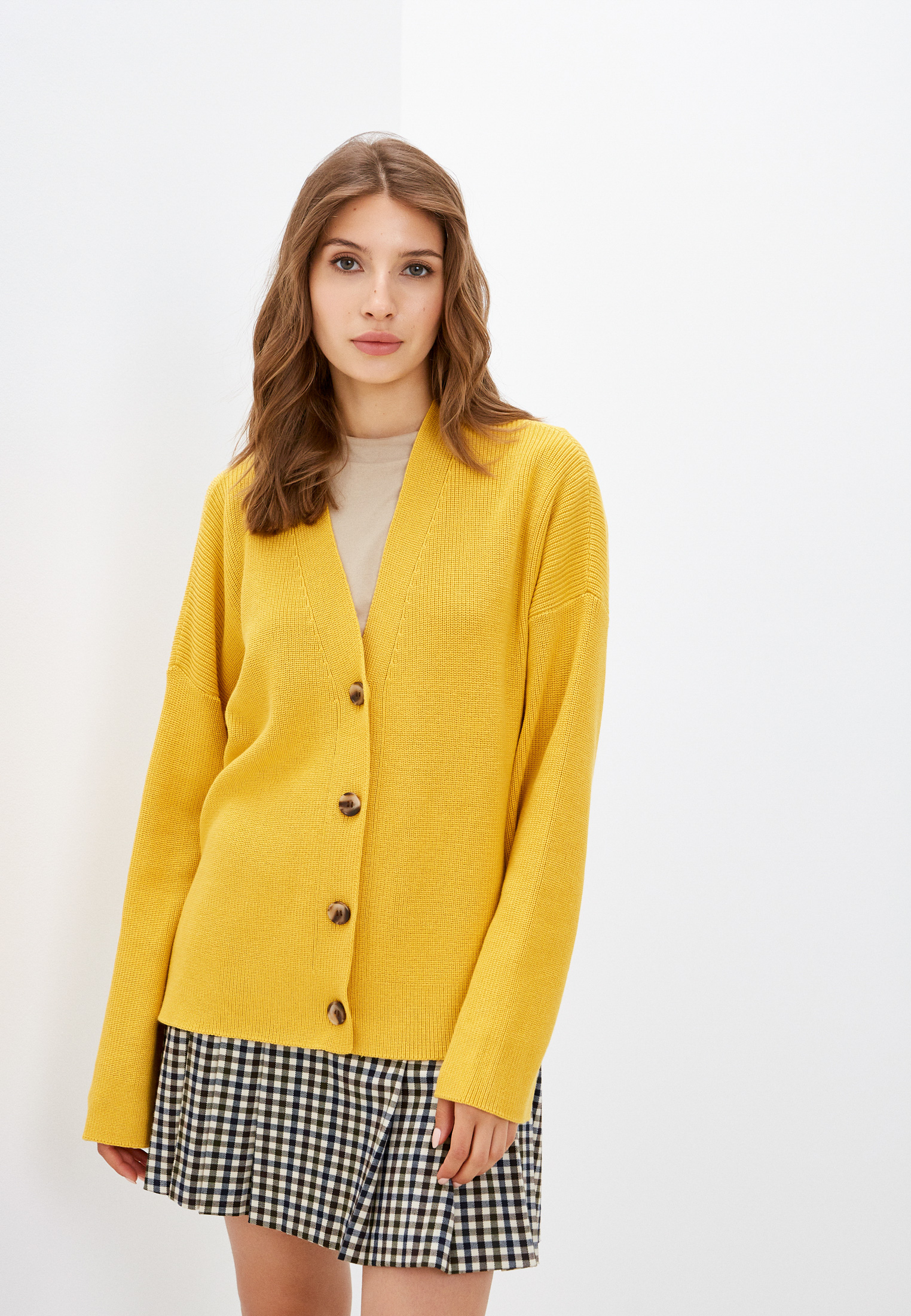 Кардиган Lascavi, цвет: желтый, MP002XW0K15X — купить в интернет ...