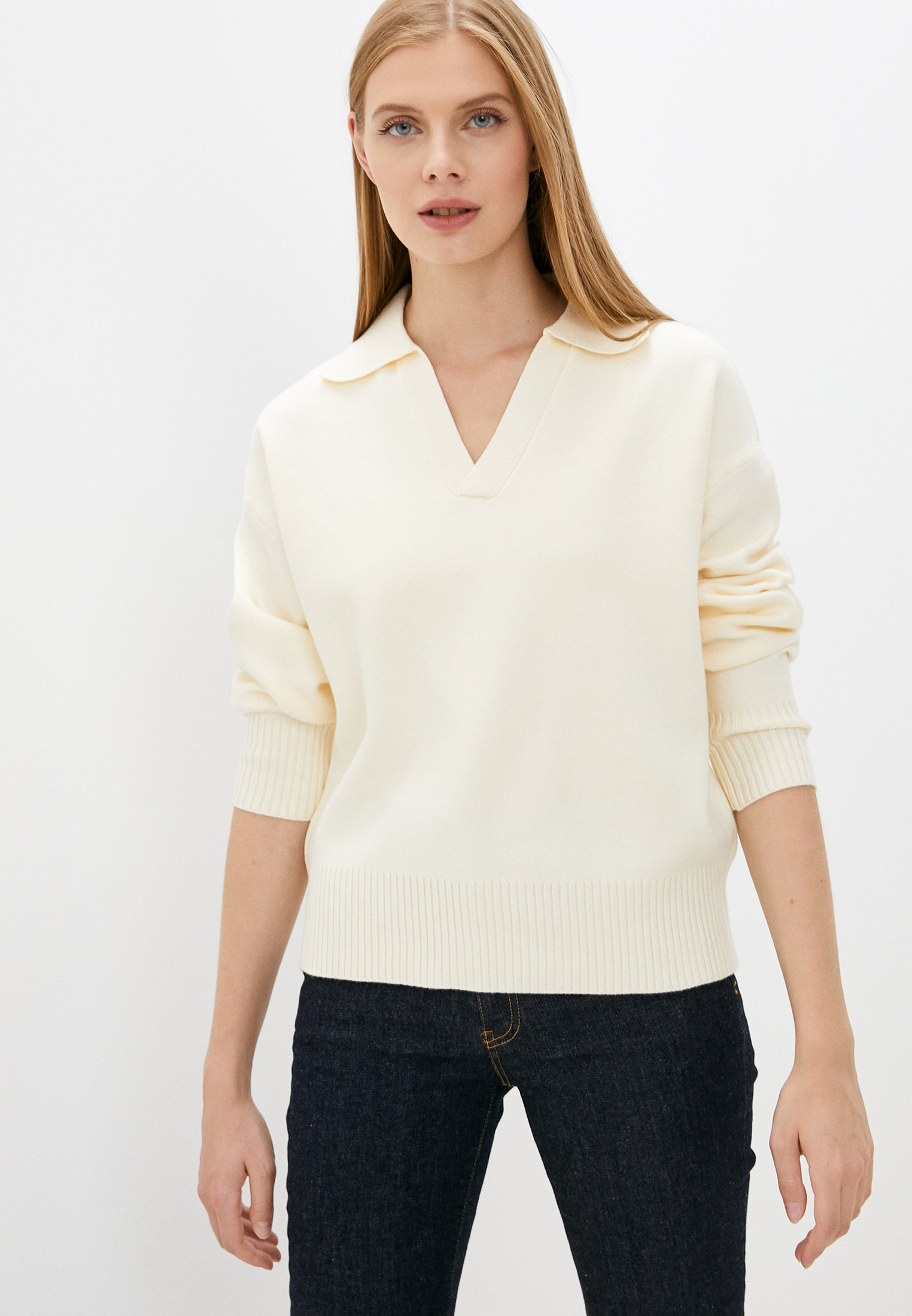 Пуловер Sela, цвет бежевый, MP002XW0K96W — купить в интернетмагазине