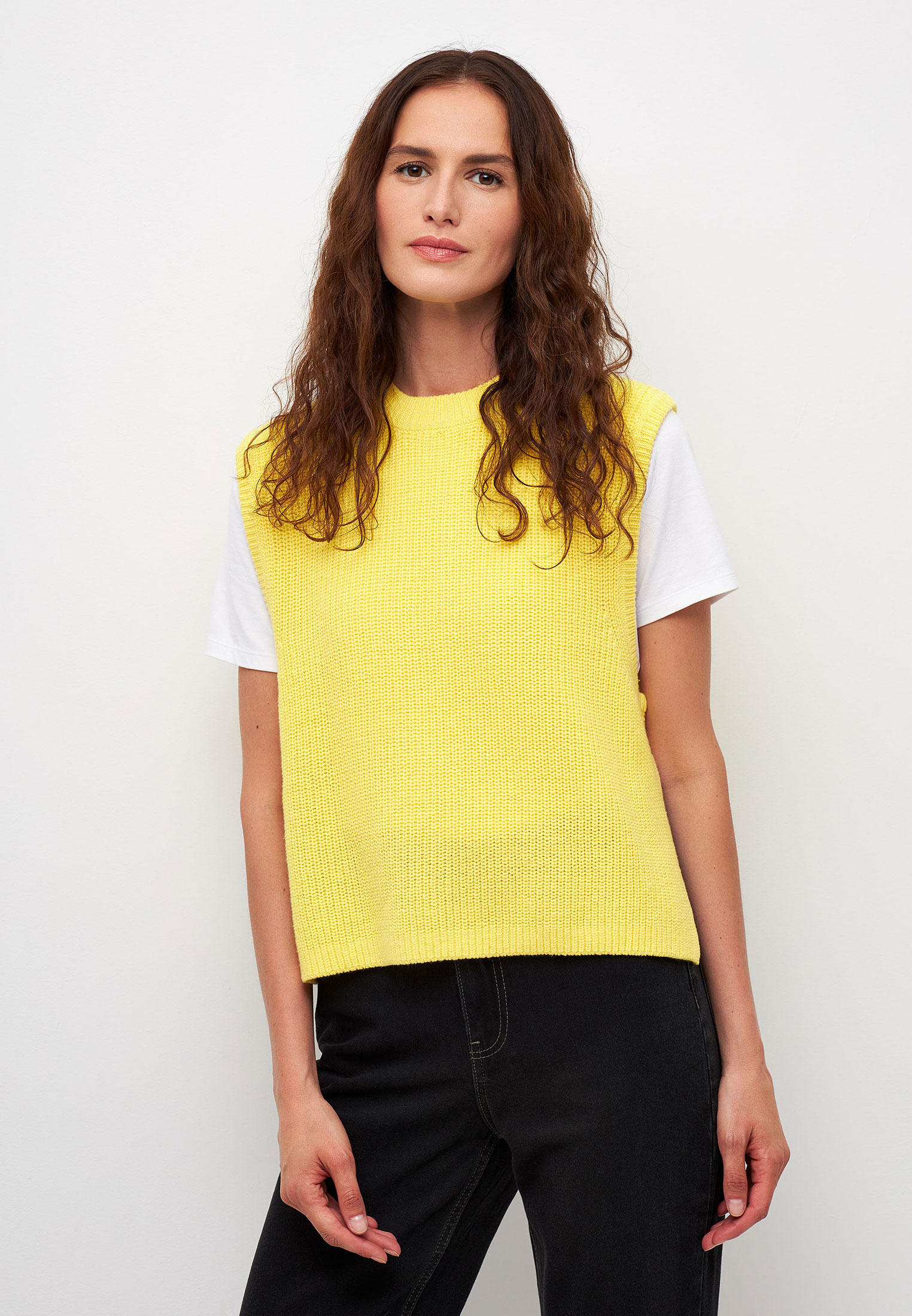 Жилет Sela, цвет желтый, MP002XW0K9JJ — купить в интернетмагазине Lamoda