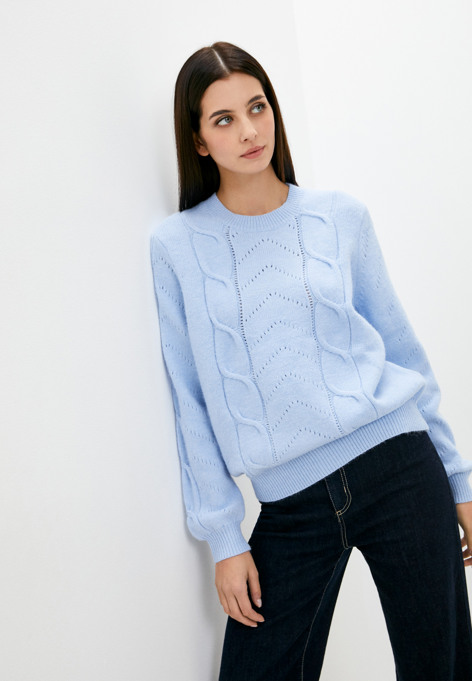 Джемпер Baon, цвет: голубой, MP002XW0KCSD — купить в интернет-магазине ...