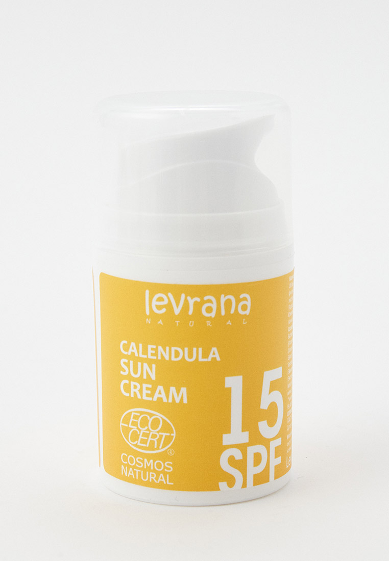 Крем для лица Levrana "Календула", SPF 15+, 50 мл, цвет: прозрачный ...