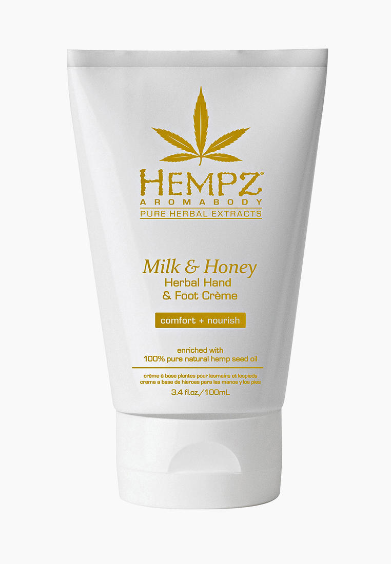 Крем для рук Hempz Milk & Honey Herbal Hand & Foot Creme и ног Молоко