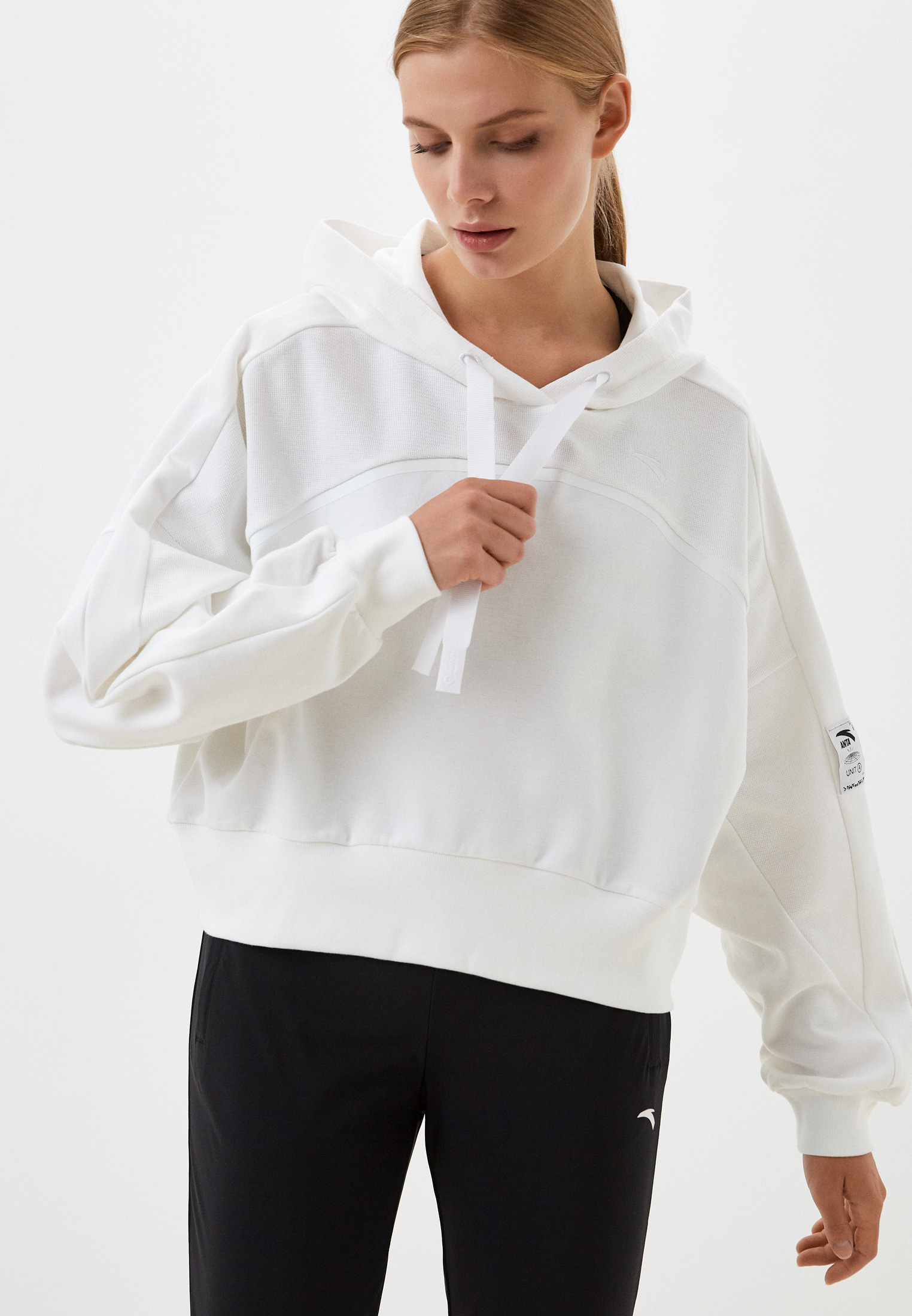 Худи Anta Sweat Hoodie, цвет: белый, MP002XW0KNGV — купить в интернет ...