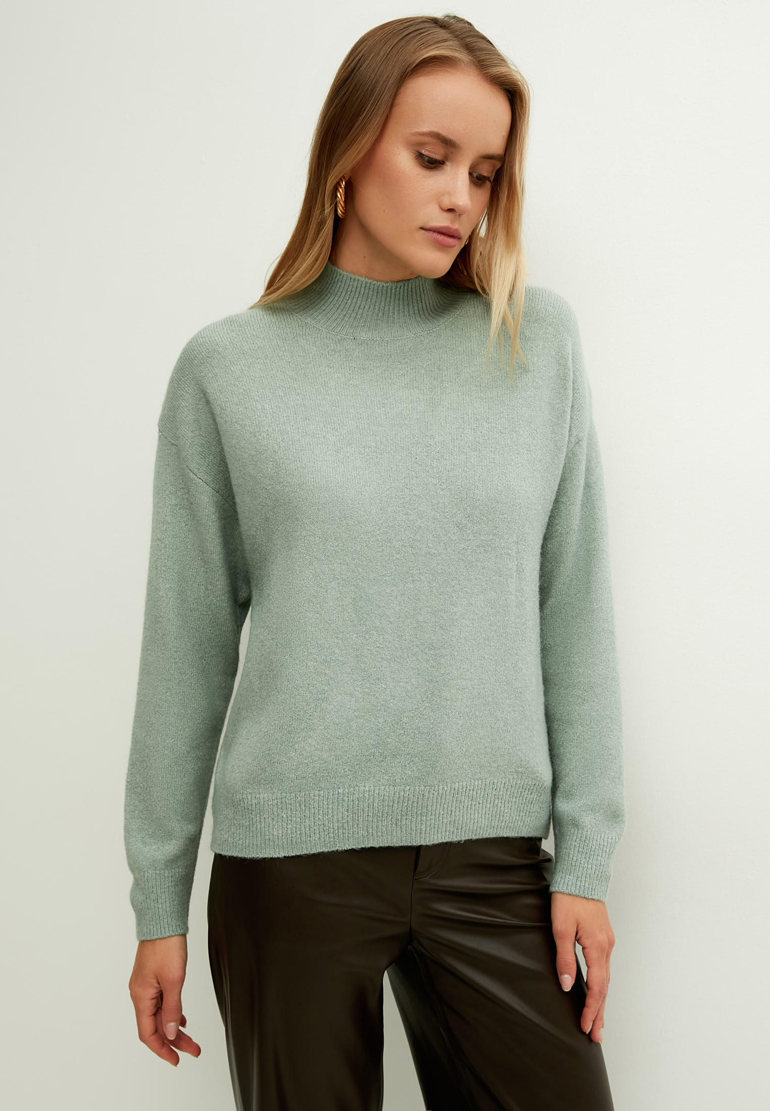 Водолазка Zarina, цвет: бирюзовый, MP002XW0KQ2T — купить в интернет ...