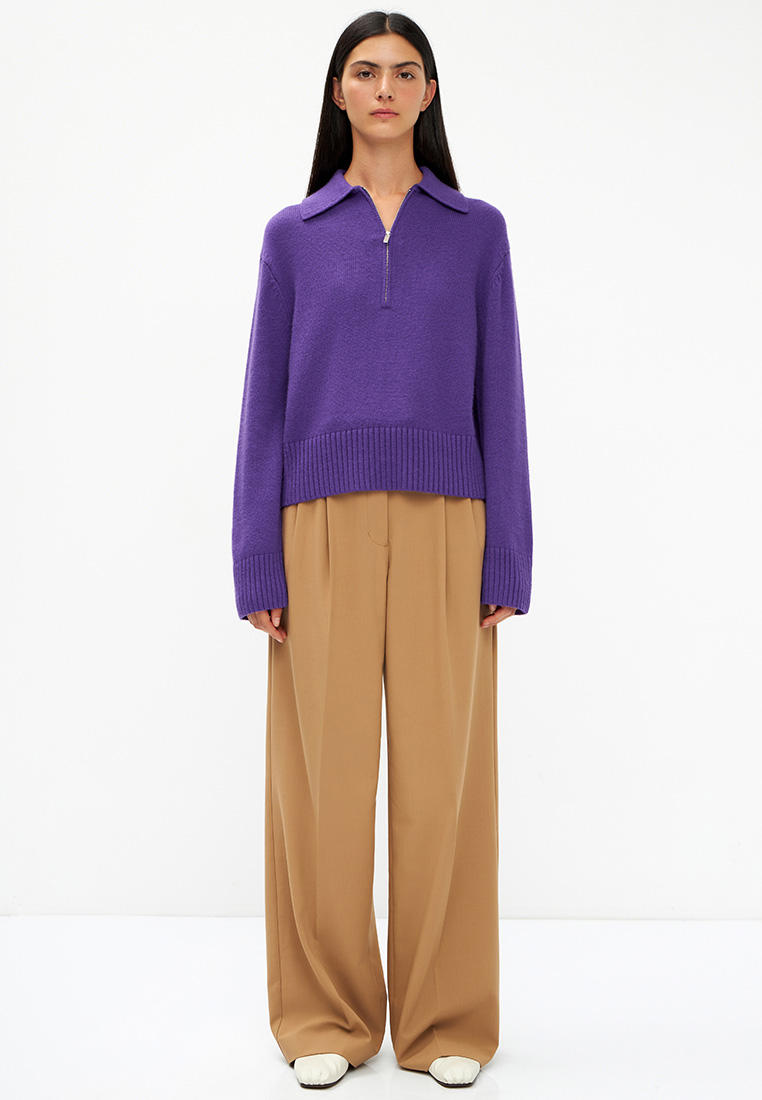 Джемпер Lime, цвет: фиолетовый, MP002XW0KQ4H — купить в