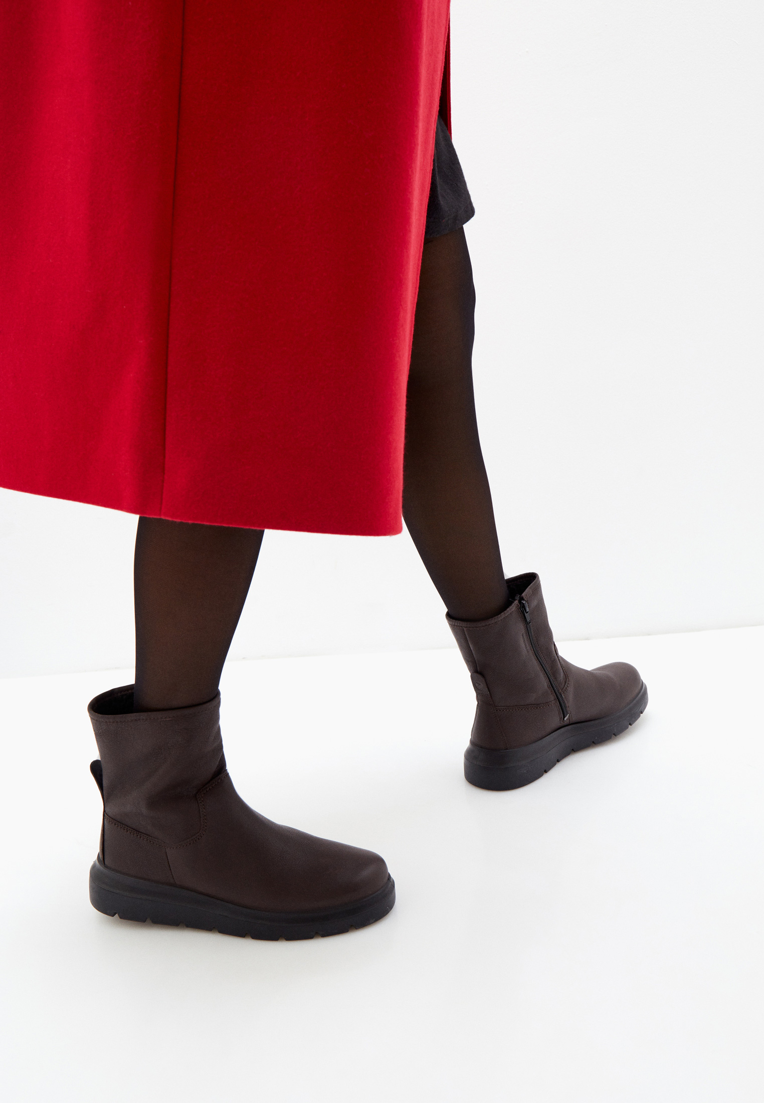 Ботинки Ecco NOUVELLE, цвет: коричневый, MP002XW0KSHU — купить винтернет-магазине Lamoda