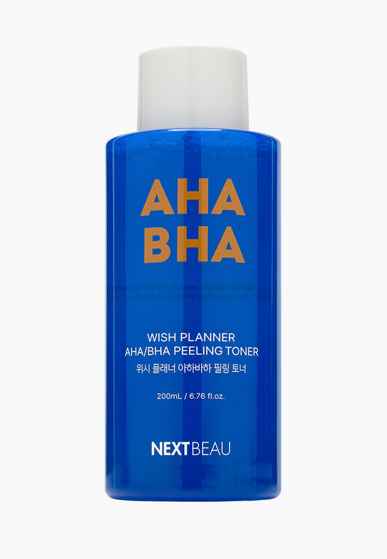 Тонер для лица Nextbeau Отшелушивающий с AHA/BHA кислотами для ...