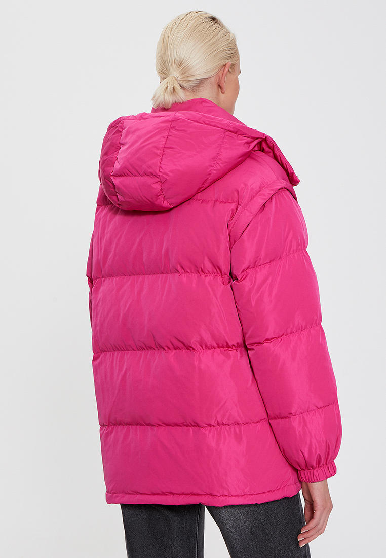Купить Пуховик Женский Цвета Фуксии