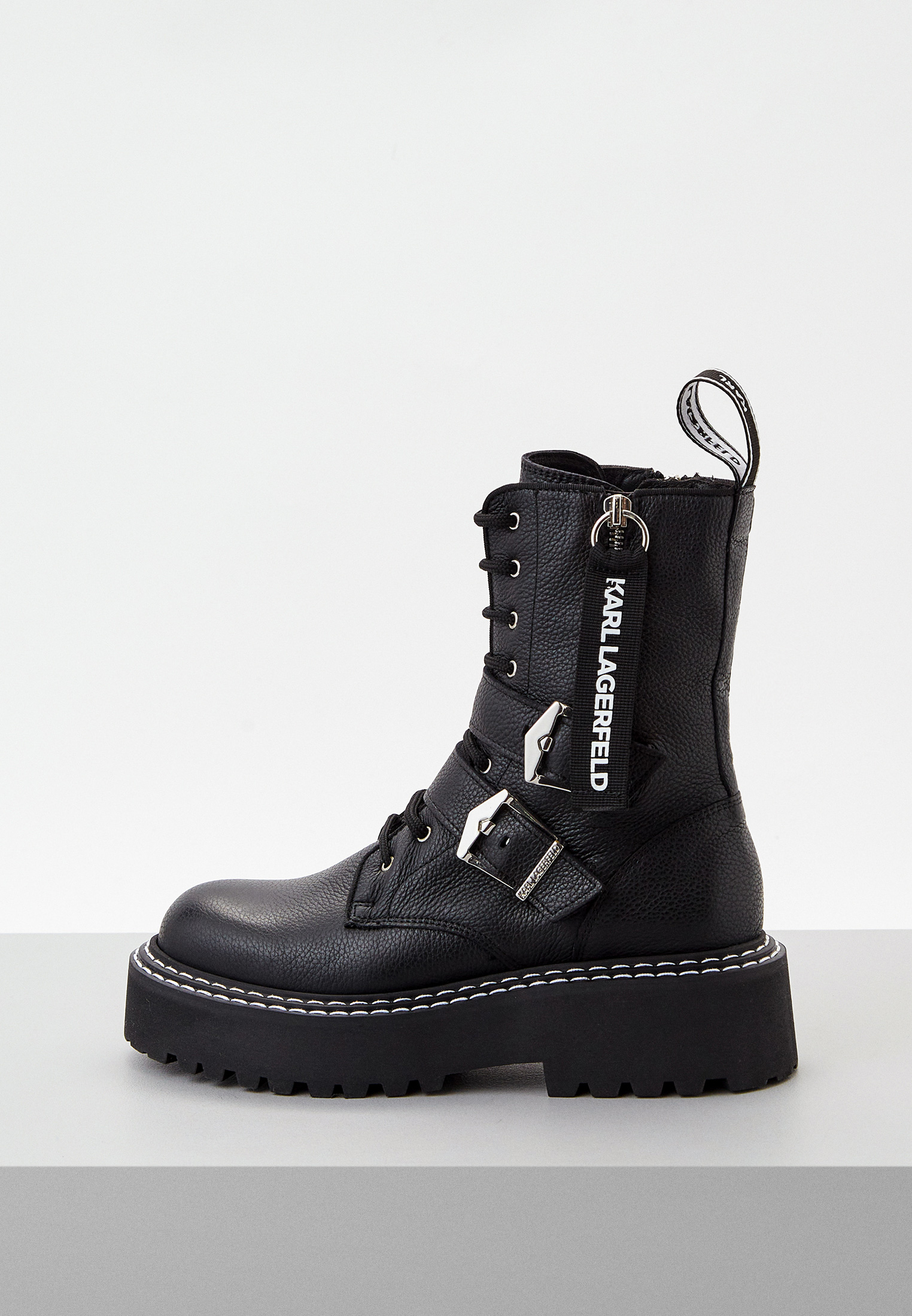Ботинки Karl Lagerfeld, цвет: черный, MP002XW0LDN1 — купить в интернет ...