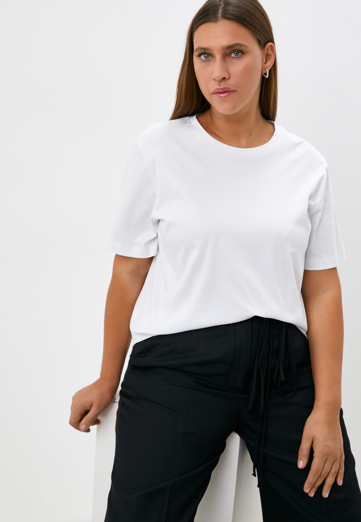 Футболка Charuel COTTON T-SHIRT, цвет: белый, MP002XW0LHG7 — купить в ...