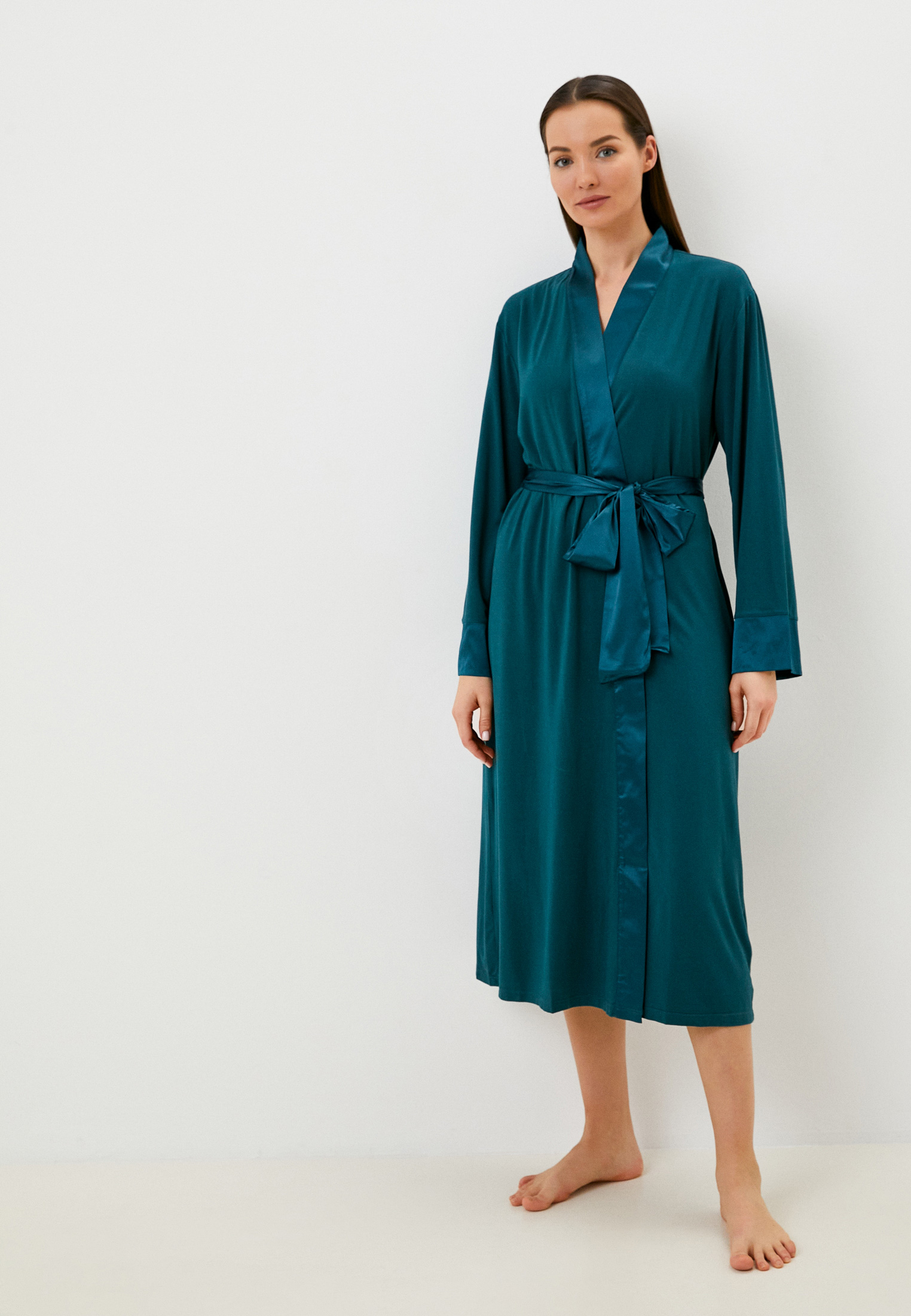 Халат домашний Incanto, цвет: бирюзовый, MP002XW0LLCH — купить в ...