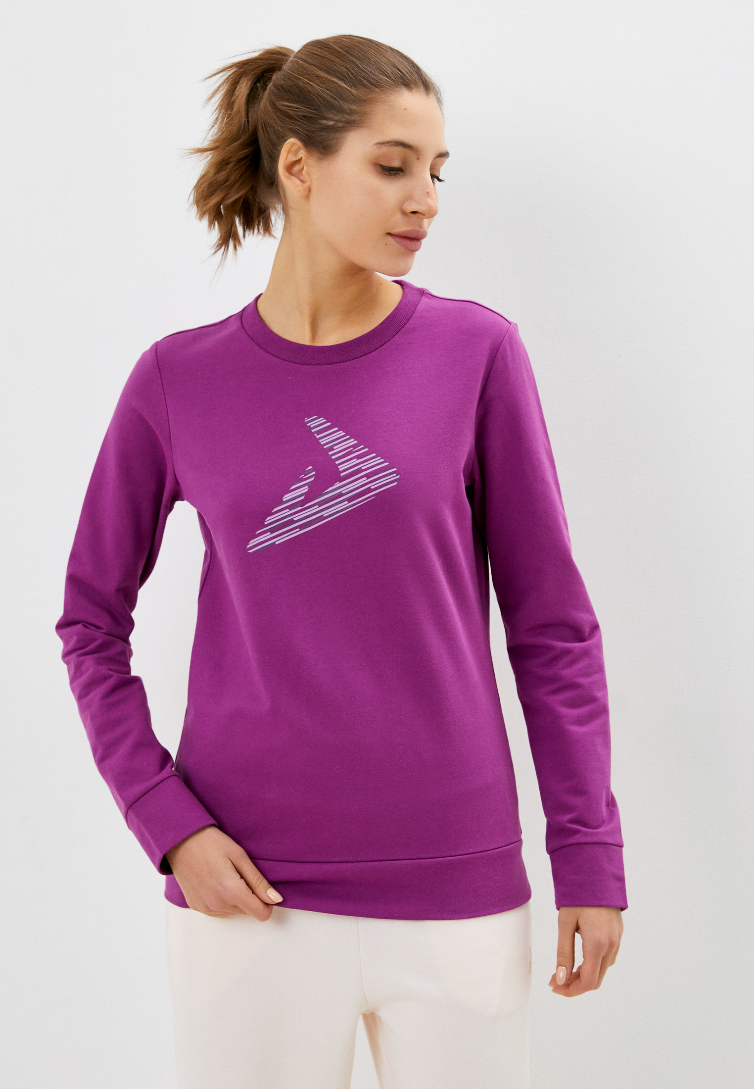 Свитшот Demix, цвет: фиолетовый, MP002XW0M6QS — купить в интернет ...