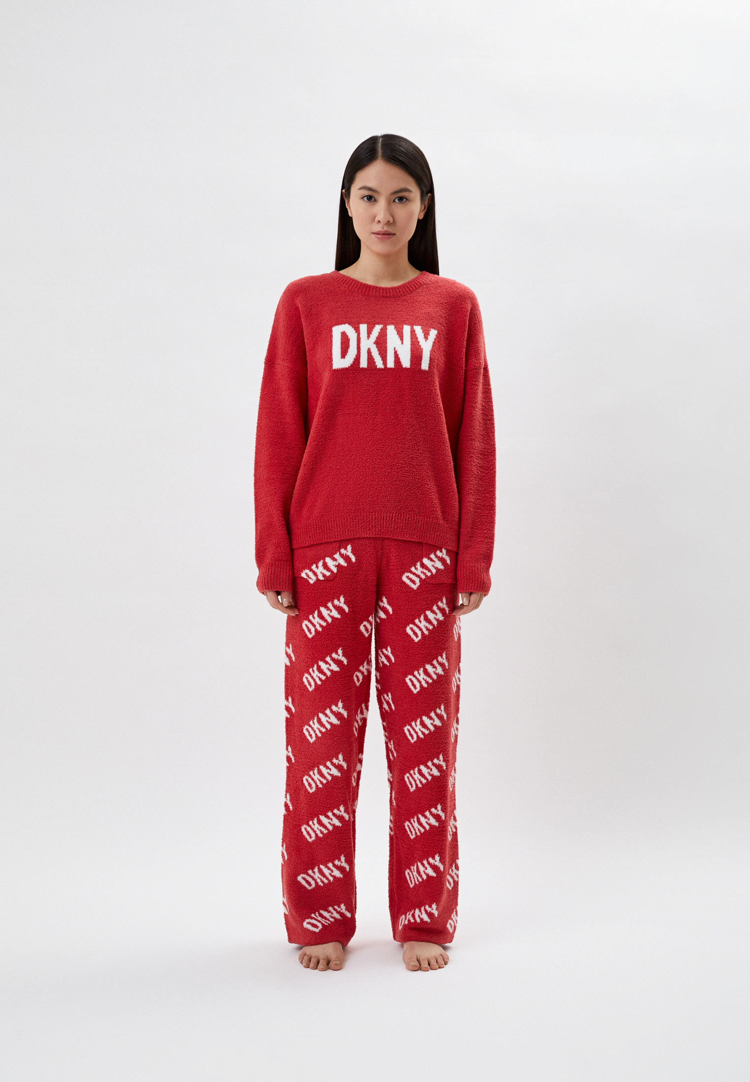 Костюм домашний DKNY WEEKEND PALS, цвет красный, MP002XW0MC9T — купить