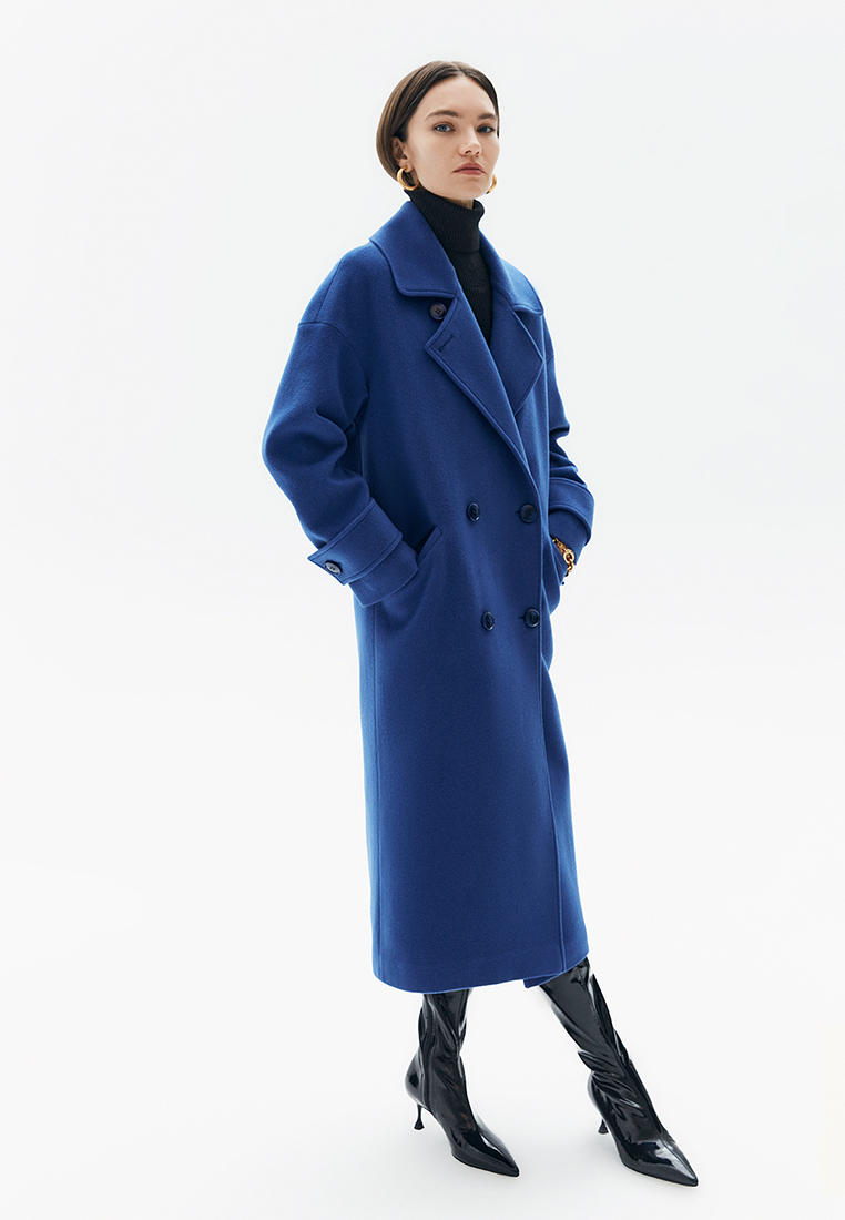 Пальто All We Need Lamoda exclusive, цвет: синий, MP002XW0MEJF — купить ...