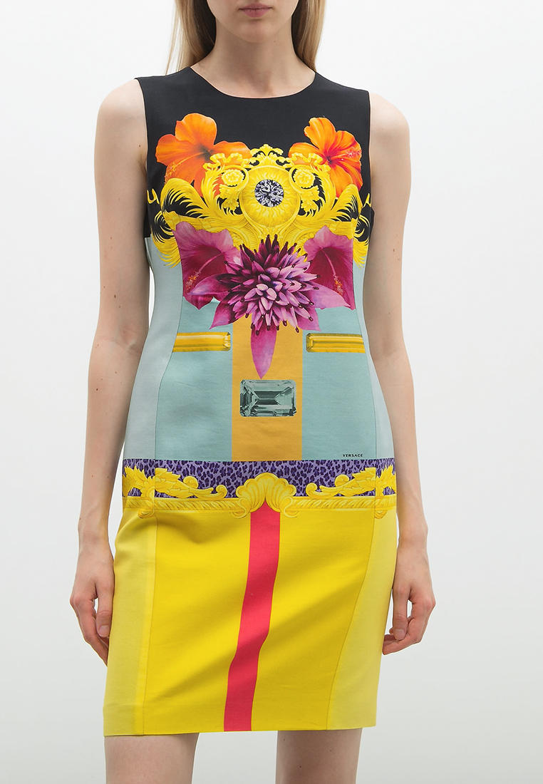 Платье Versace Resale, цвет мультиколор, MP002XW0MEUP — купить в