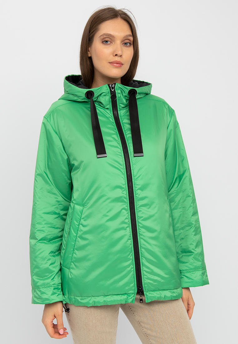 Куртка утепленная Gerry Weber, цвет: зеленый, MP002XW0MG60 — купить в ...