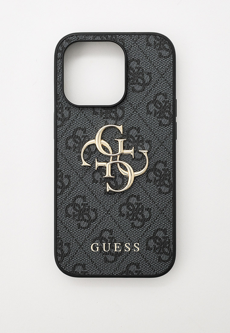 Чехол для iPhone Guess 14 Pro из экокожи, цвет: серый, MP002XW0MQPX ...