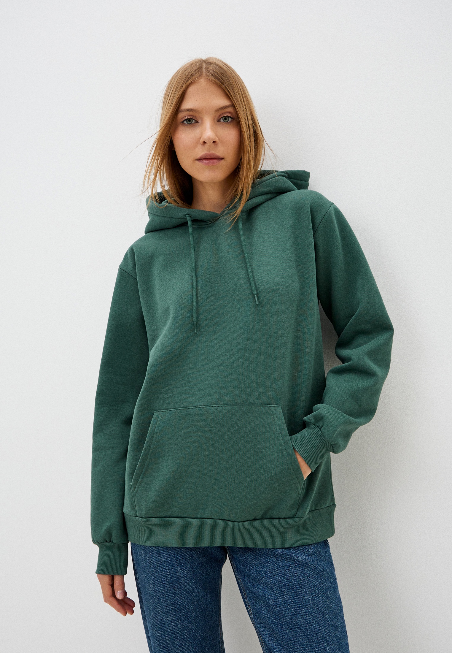 Худи Sela TINA OVERSIZE FIT, цвет: зеленый, MP002XW0MR7O — купить в ...