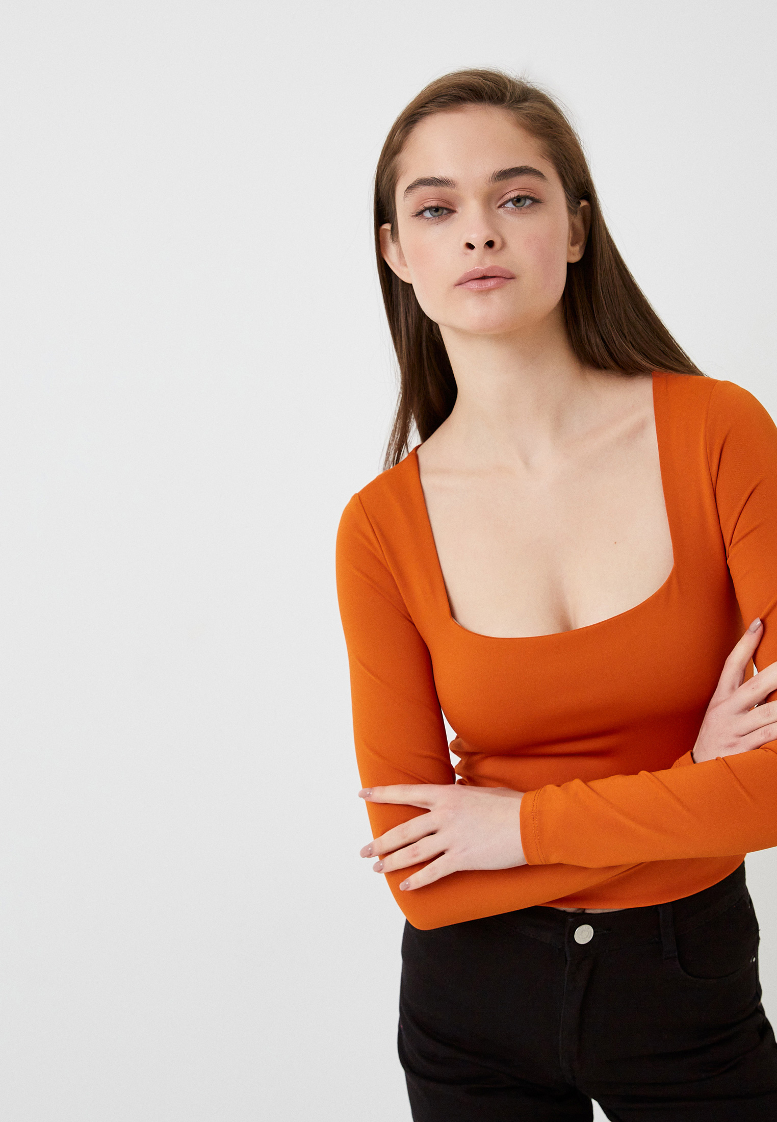 Топ Gloria Jeans, цвет оранжевый, MP002XW0NRXO — купить в интернет