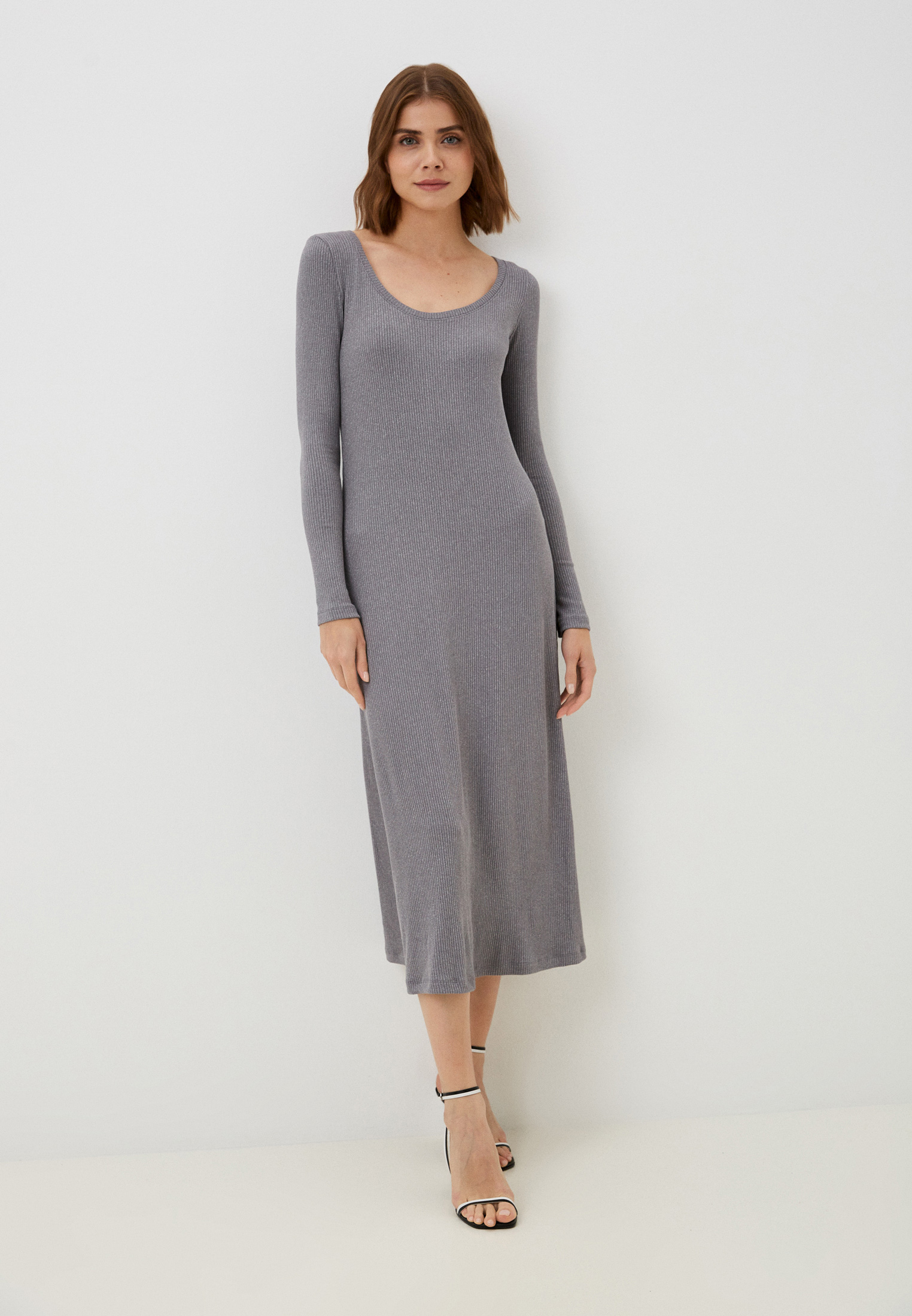 Платье Mark Formelle, цвет: серый, MP002XW0NSN2 — купить в интернет ...