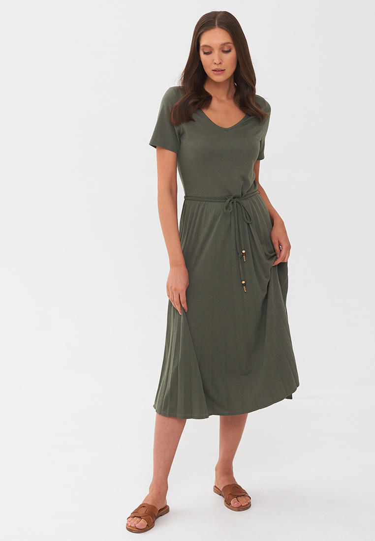 Платье Gerry Weber, цвет: хаки, MP002XW0NYXO — купить в интернет ...