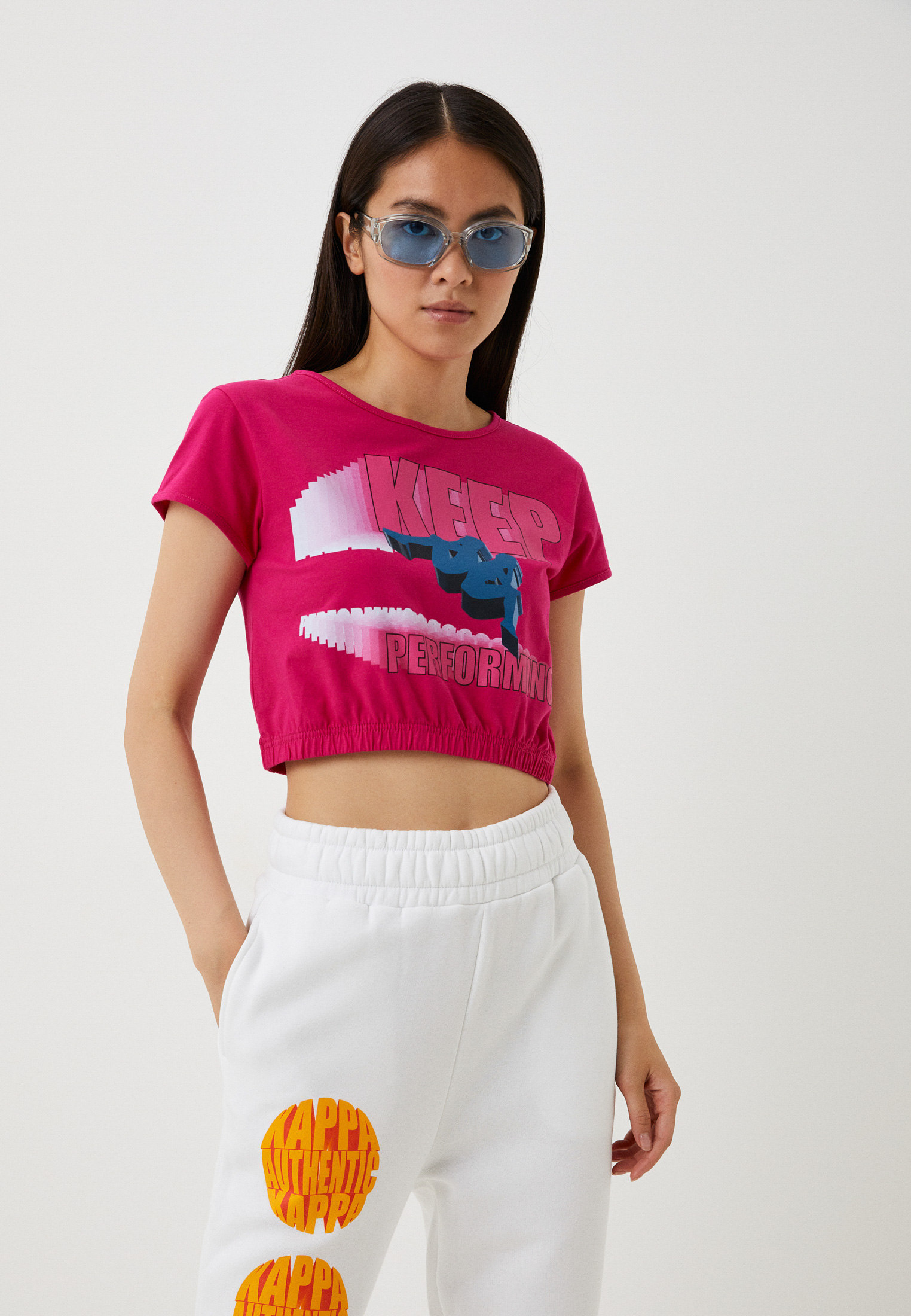 Футболка Kappa, цвет: фуксия, MP002XW0OBXE — купить в интернет-магазине ...