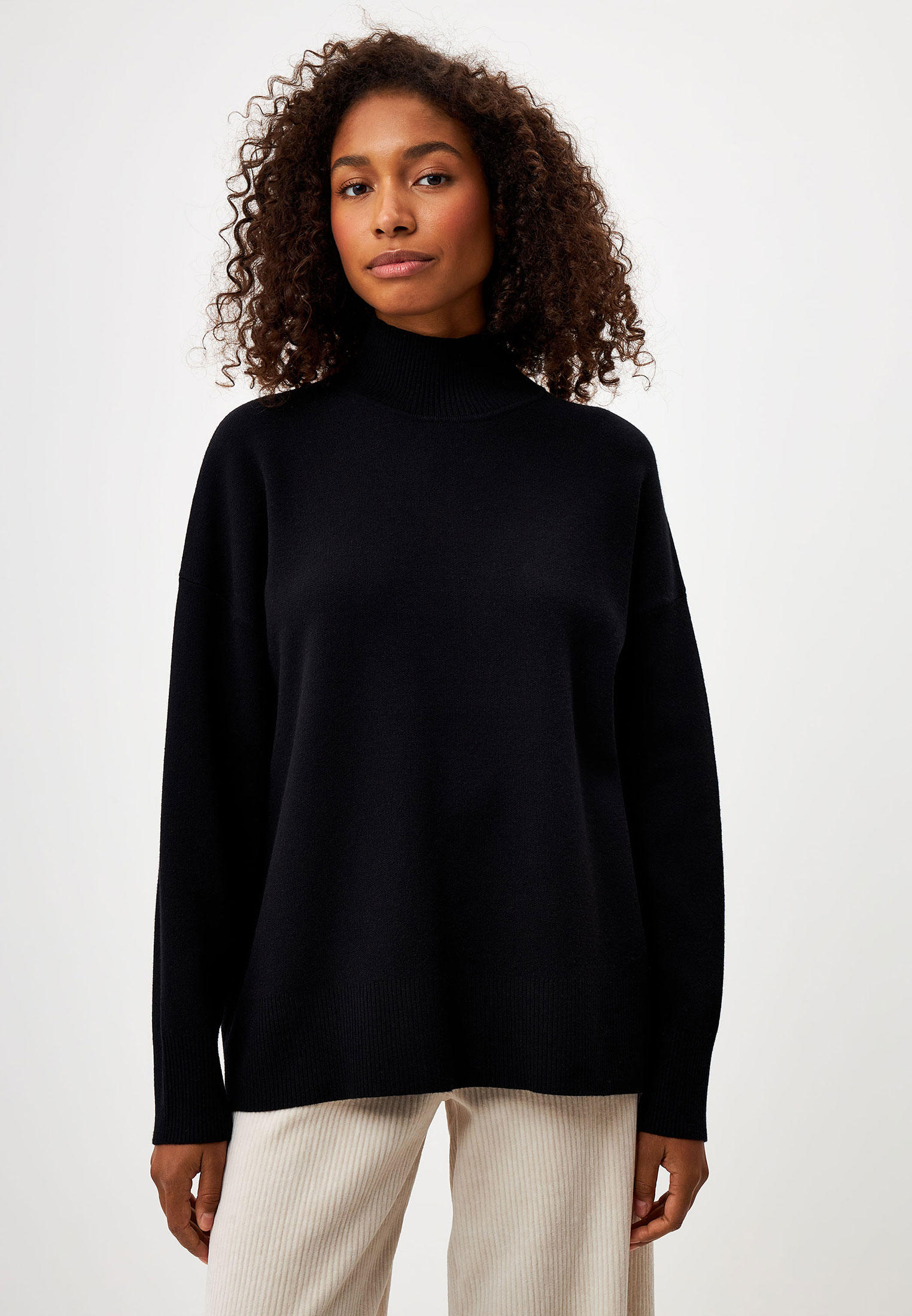 Свитер Sela, цвет: черный, MP002XW0OEIY — купить в интернет-магазине Lamoda