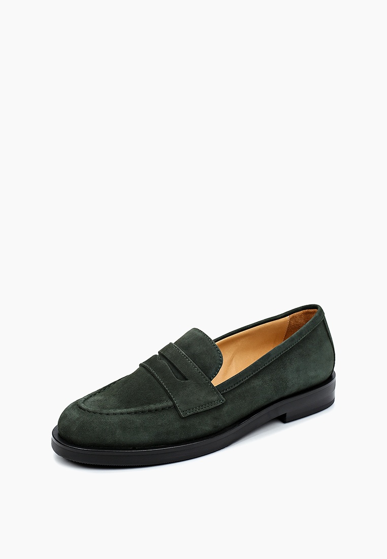 Лоферы Женские Замшевые Зеленые Купить