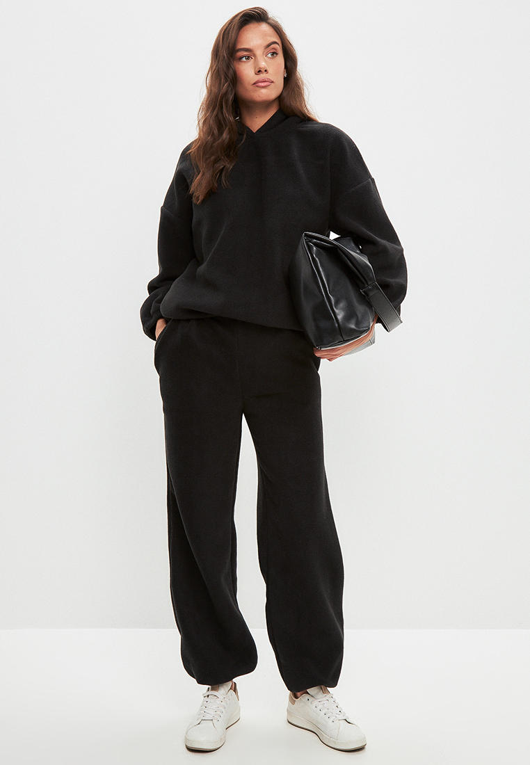 Костюм спортивный Nila флисовый, цвет: черный, MP002XW0OQTO — купить в ...