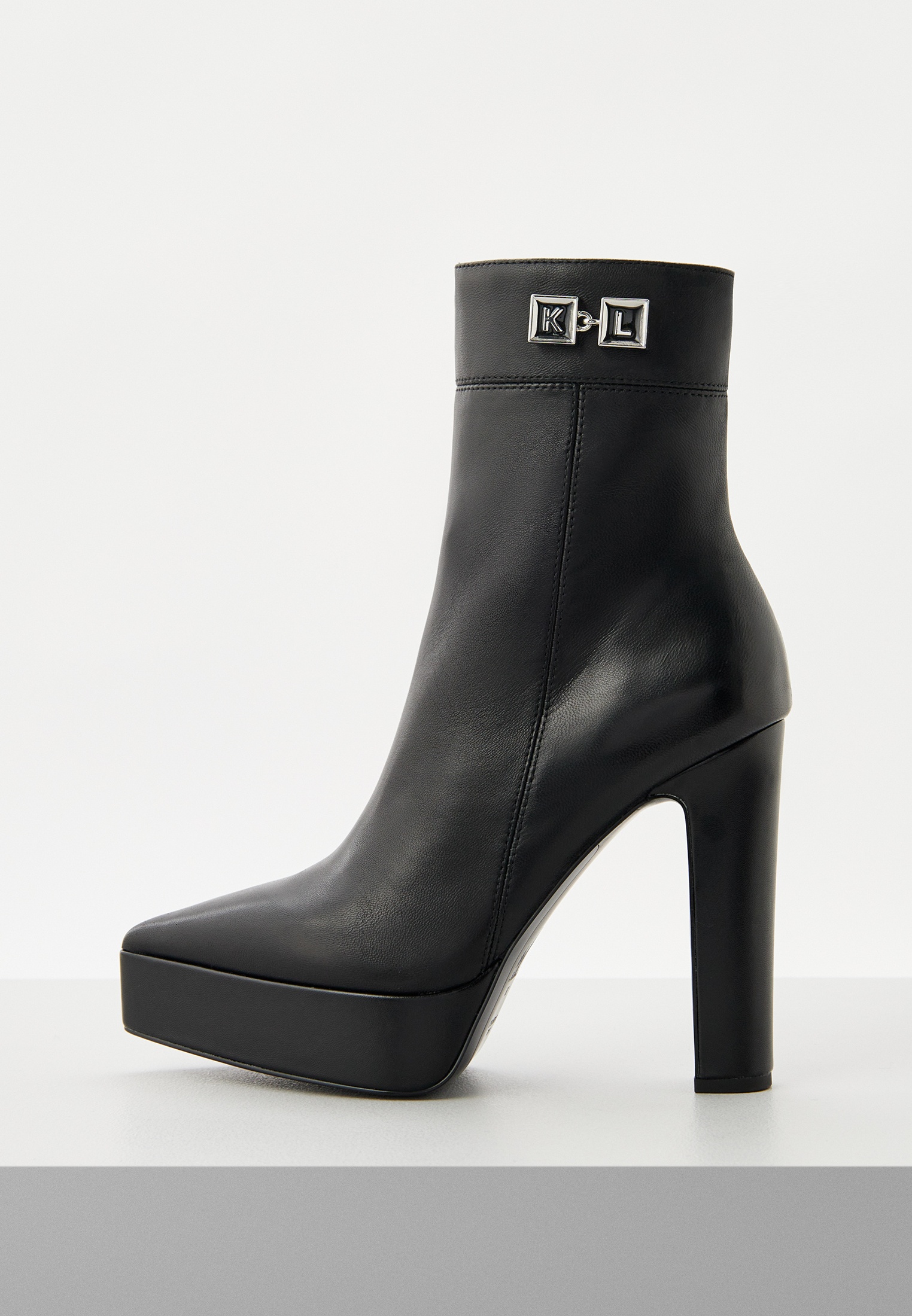 Ботильоны Karl Lagerfeld, цвет: черный, MP002XW0OW4V — купить в ...