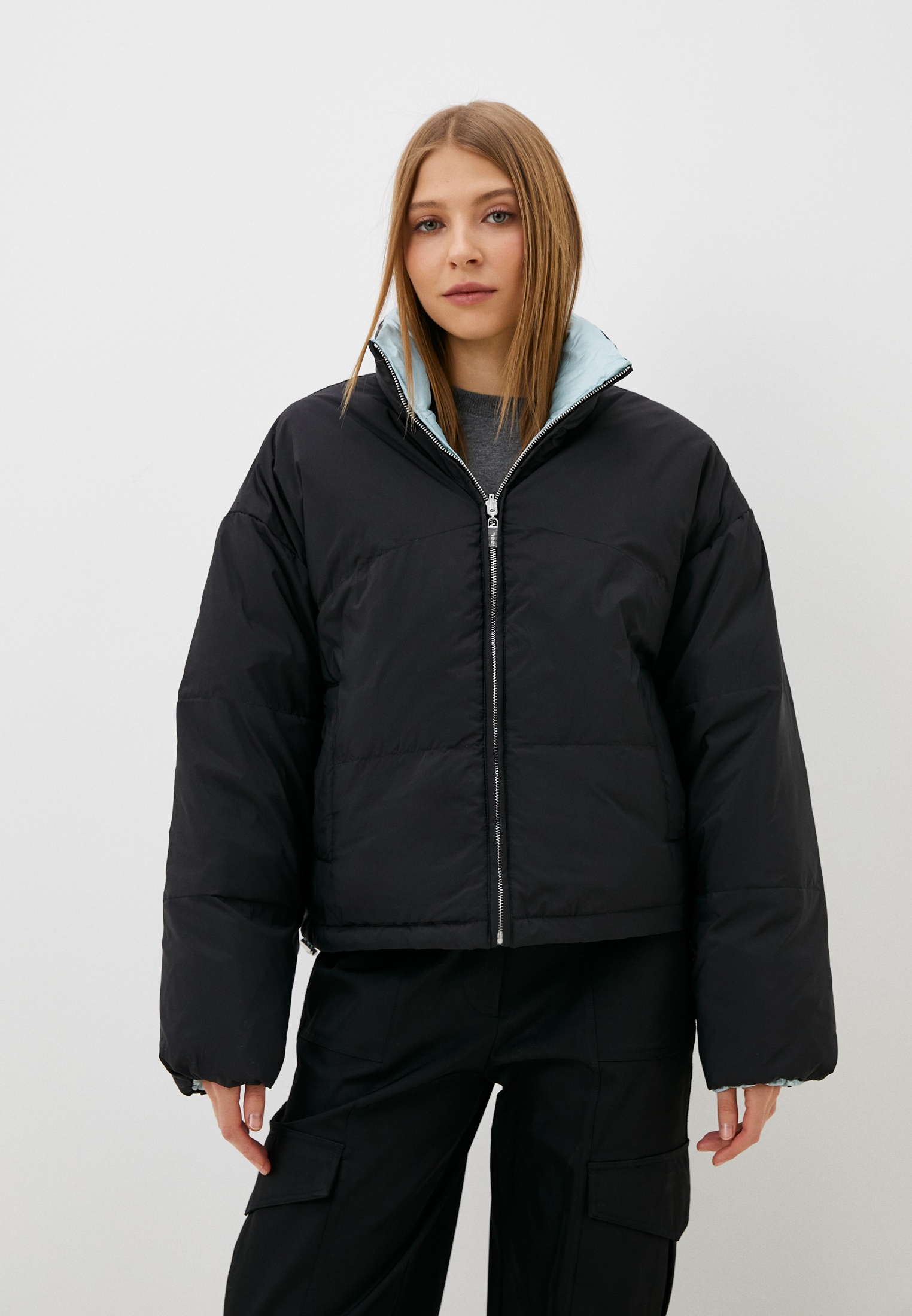 Пуховик IDOL REVERSIBLE, цвет голубой, MP002XW0OZFQ — купить в