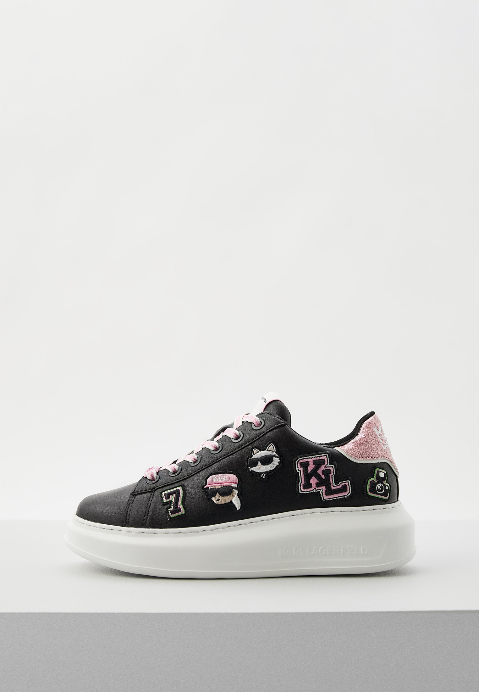 Кеды Karl Lagerfeld Lamoda Exclusive, цвет: черный, MP002XW0P0XI ...